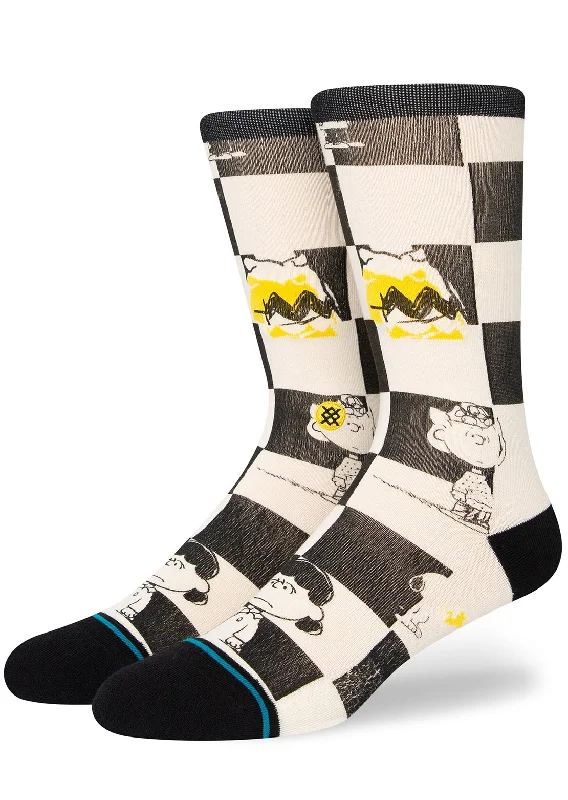 Stance Junior FTP Peanuts Checked Socks