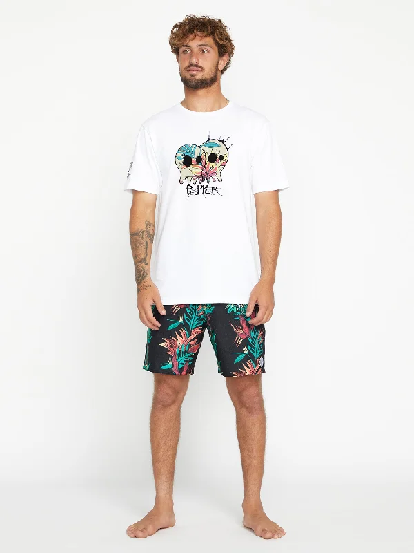 Volcom Entertainment Skullconuts Short Sleeve Tee - White