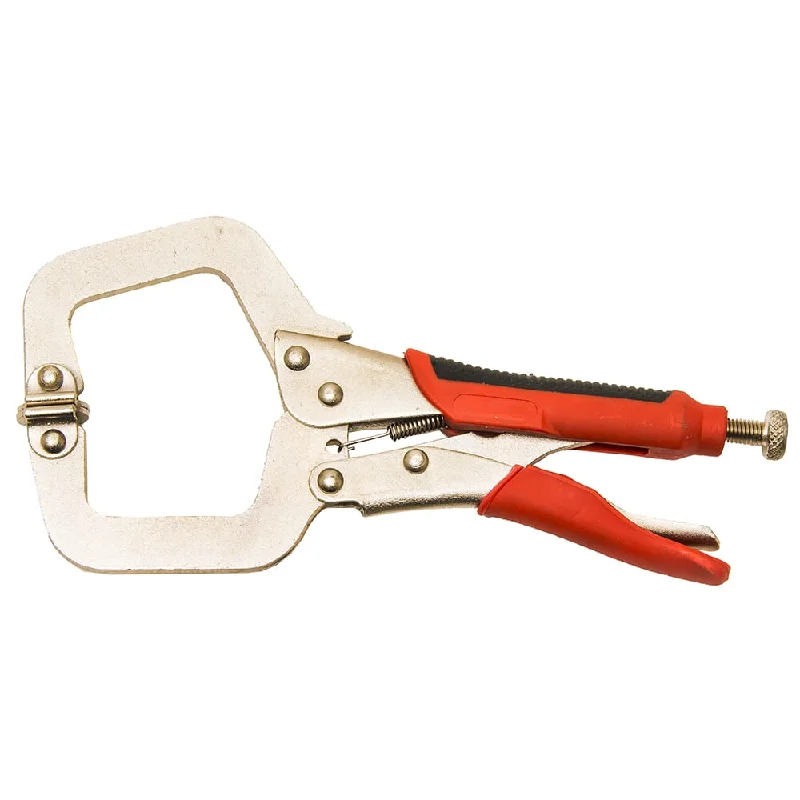 9 in Locking C-Clamp with Cushion Grip