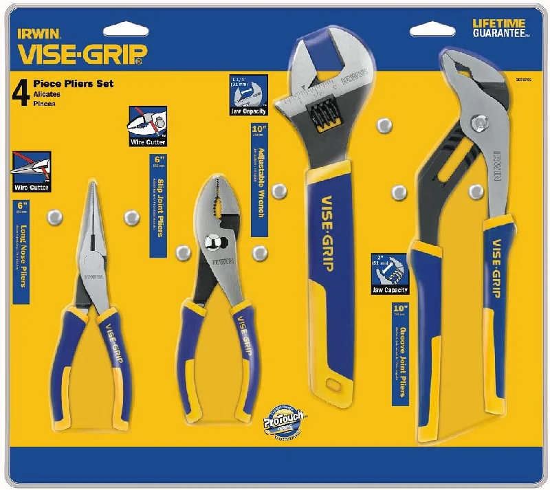 VISE-GRIP 4-Piece Pliers & Wrench Set