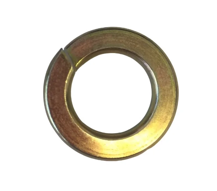 1/2" Grade 8 Split Lock Washers Yellow Zinc