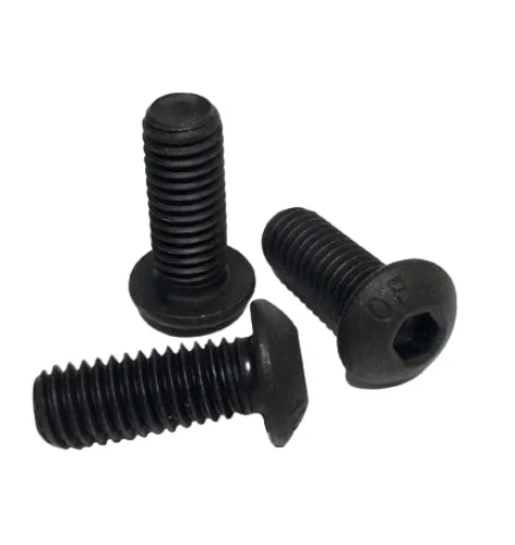 1/4-20 x 5/8" Button Head Socket Cap Screws Plain Finish QTY 100