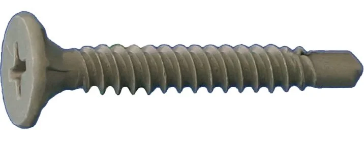 Daggerzâ„¢ 8" x 1-1/4" Phillips Wafer Head Cement Board Self Drill Screws - 5000 Qty