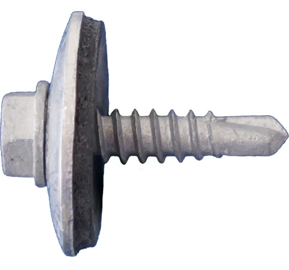 Daggerzâ„¢ 8" x 3/4" Hex Washer Self Drill Screws with 3/4" Aluminum Washer - 3000 Qty