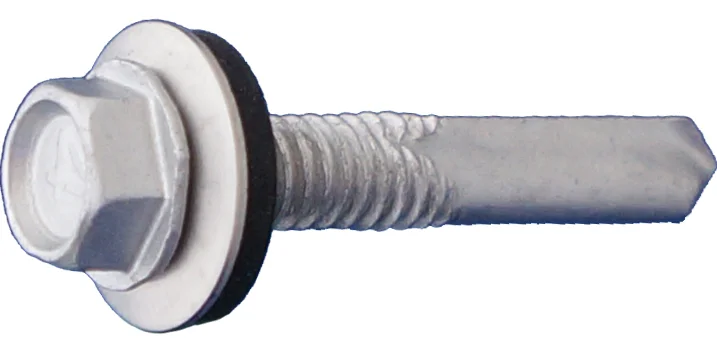 Daggerzâ„¢ 12-24" x 1-1/4" Hex Washer Head Self Drill Screws with Washer - 2500 Qty