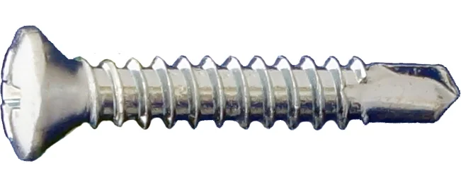 Daggerzâ„¢ 6" x 1" Phillips Oval Head Zinc Self Drill Screws - 10000 Qty