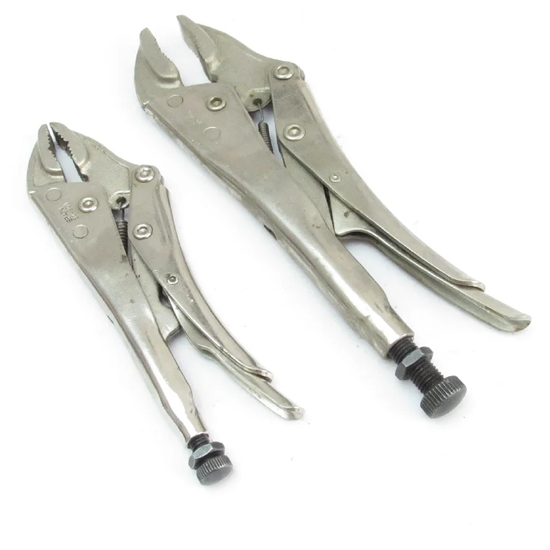 2x Stanley Mole Grip Pliers - 84-901, 84-902