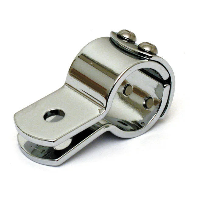 3-piece clamp 1-1/4". Chrome steel - Round tubes