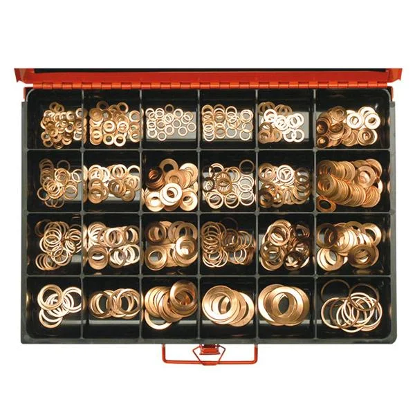 565Pc Fuel Injection Copper  Washer Assortment | Master Kits - Washers