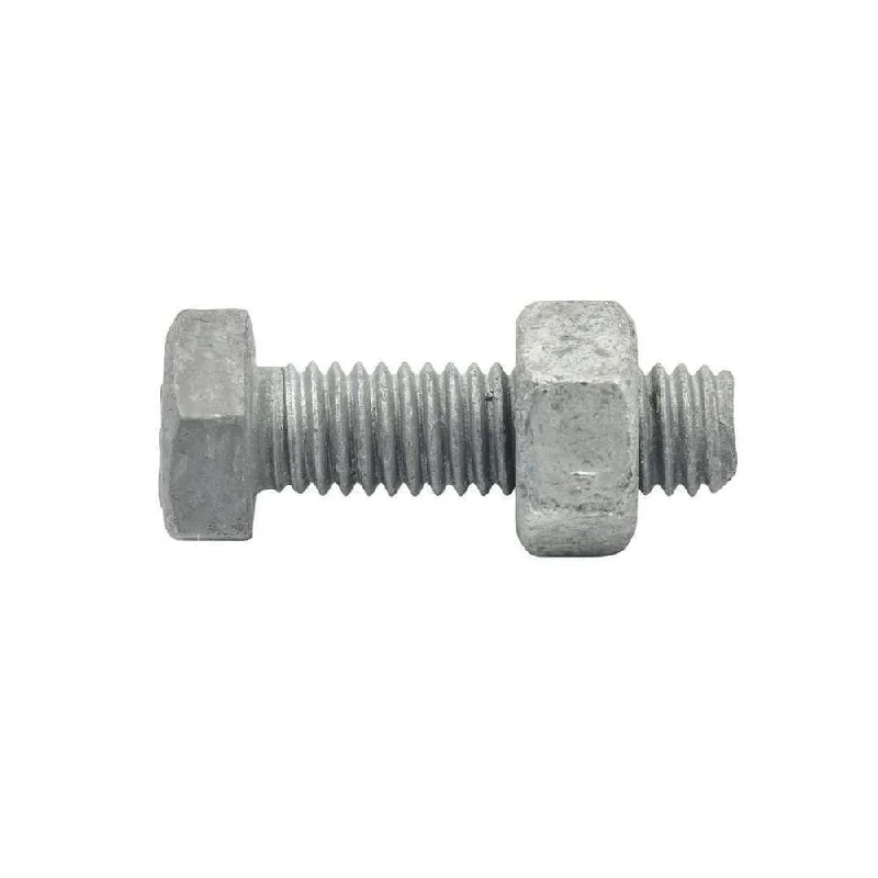 Bolt & Nut Galv Hex M6 x 20