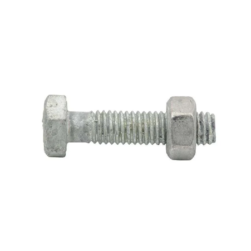 Bolt & Nut Galv Hex M6 x 25