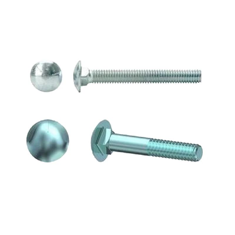 1/4" x 3/4" Carriage Bolts Grade 2 Zinc Plated