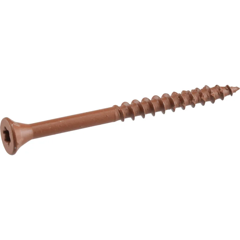 Deck Plus No. 8  x 1-5/8 in. L Star Flat Head Exterior Deck Screws 1 lb.