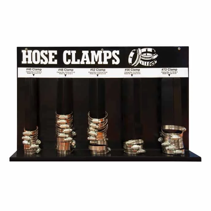 Hose Clamp Rack with 5 Loops