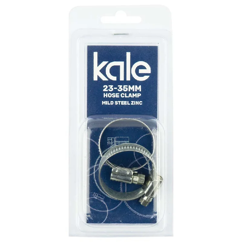 Kale WD12 23-35mm W1-R (2pk) - Mild Steel Zinc  | Hose Clamps