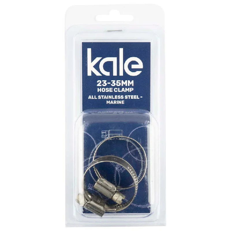 Kale WD12 23-35mm W4-R (2pk) - All Stainless Marine  | Hose Clamps