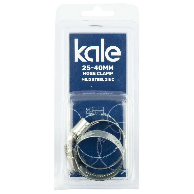 Kale WD12 25-40mm W1-R (2pk) - Mild Steel Zinc  | Hose Clamps