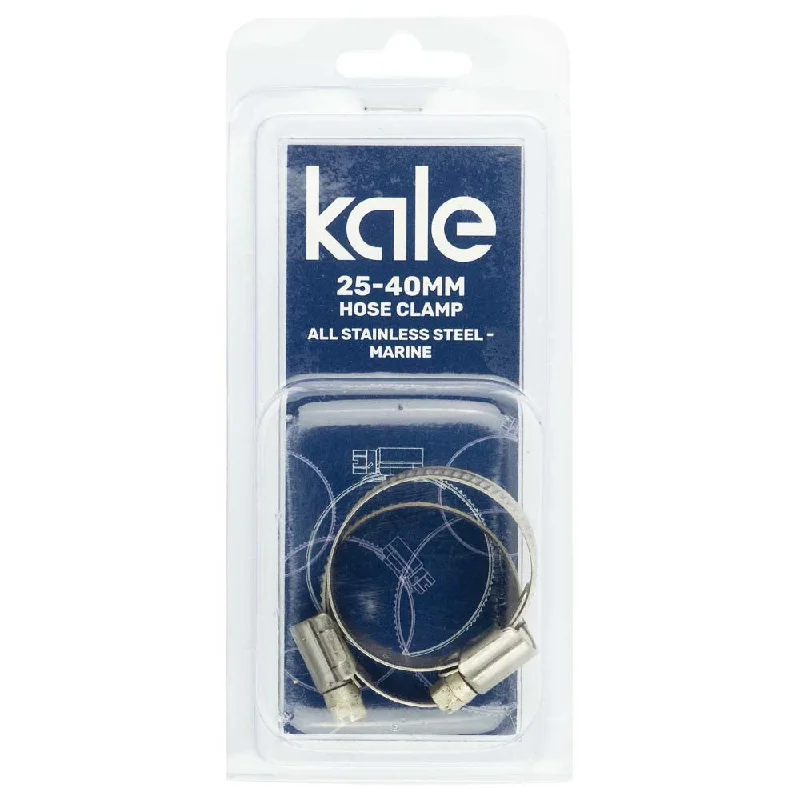 Kale WD12 25-40mm W4-R (2pk) - All Stainless Marine  | Hose Clamps