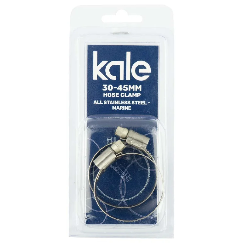 Kale WD12 30-45mm W4-R (2pk) - All Stainless Marine  | Hose Clamps