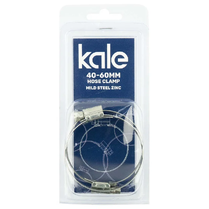 Kale WD12 40-60mm W1-R (2pk) - Mild Steel Zinc  | Hose Clamps