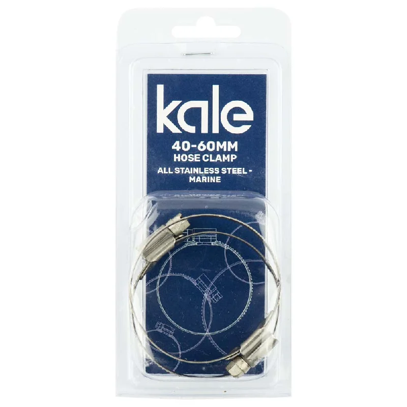 Kale WD12 40-60mm W4-R (2pk) - All Stainless Marine  | Hose Clamps