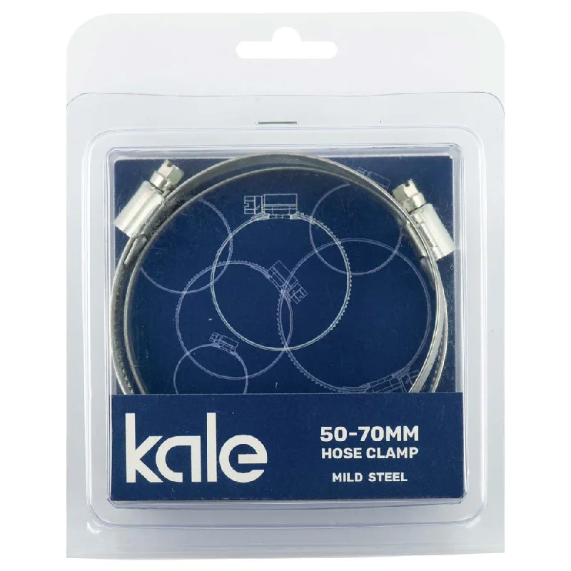 Kale WD12 50-70mm W1-R (2pk) - Mild Steel Zinc  | Hose Clamps