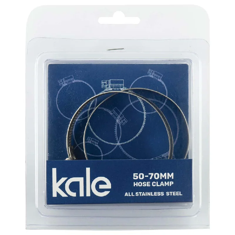 Kale WD12 50-70mm W3-R (2pk) - All Stainless  | Hose Clamps