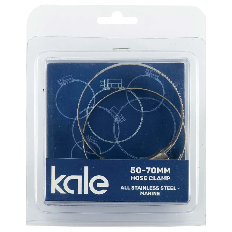 Kale WD12 50-70mm W4-R (2pk) - All Stainless Marine  | Hose Clamps