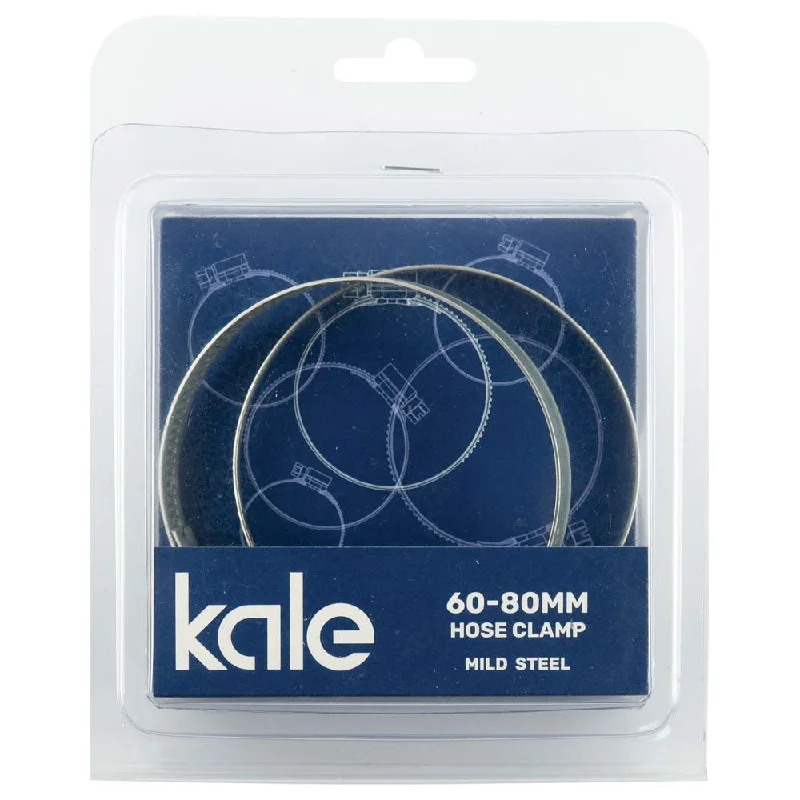 Kale WD12 60-80mm W1-R (2pk) - Mild Steel Zinc  | Hose Clamps