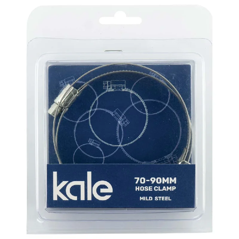 Kale WD12 70-90mm W1-R (2pk) - Mild Steel Zinc  | Hose Clamps