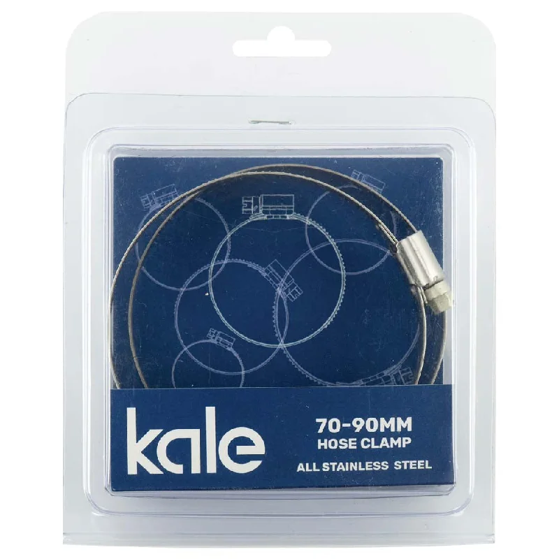 Kale WD12 70-90mm W3-R (2pk) - All Stainless  | Hose Clamps