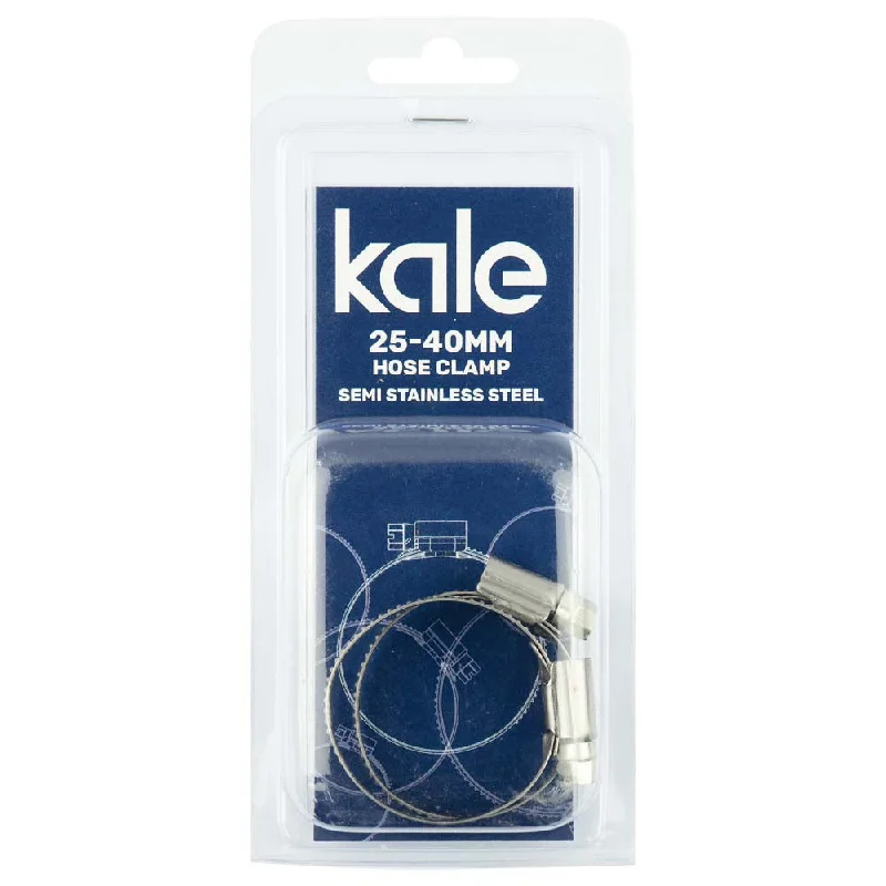 Kale WD9 25-40mm W2-R (2pk) - Semi Stainless  | Hose Clamps