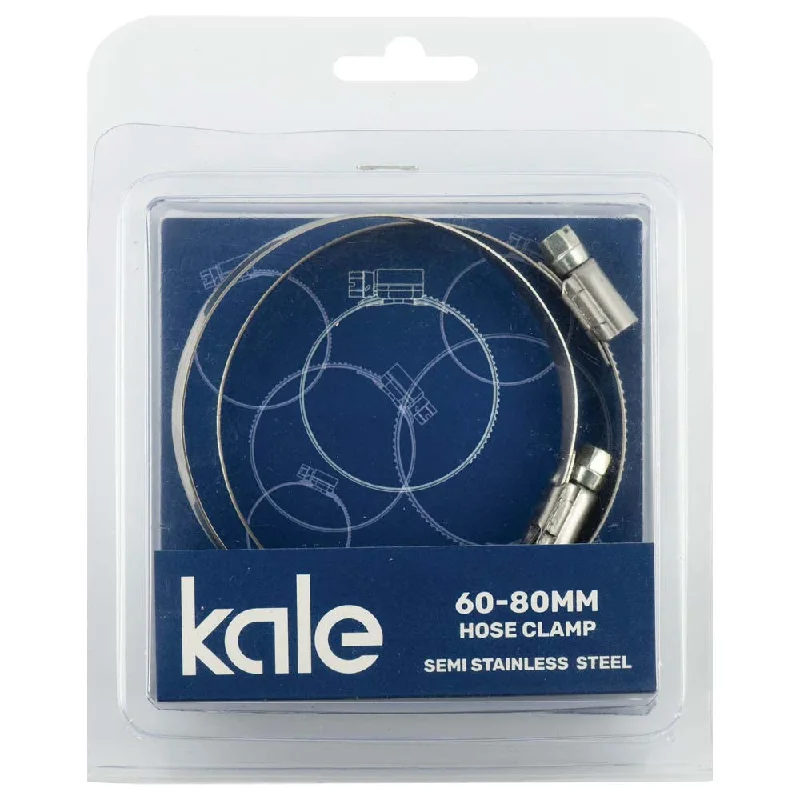 Kale WD9 60-80mm W2-R (2pk) - Semi Stainless  | Hose Clamps