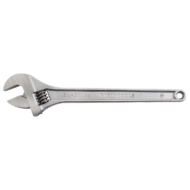 Klein Tools 506-15 Adjustable Wrench Standard Capacity, 15-Inch