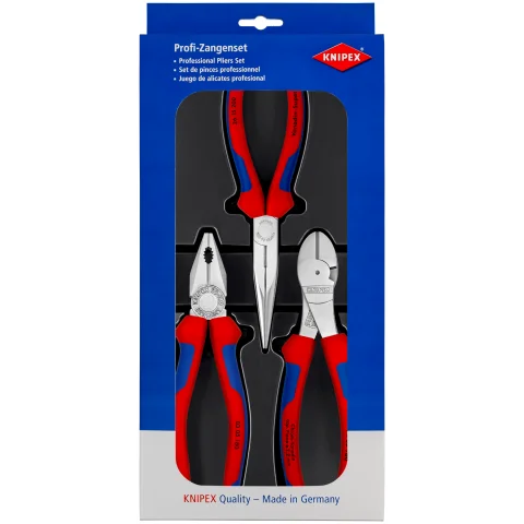 KNIPEX Pliers "Assembly" Set 3pc - Cushion Grip