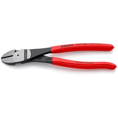 KNIPEX Pliers Diag Cut 200mm Angle Hi/Lever Cush