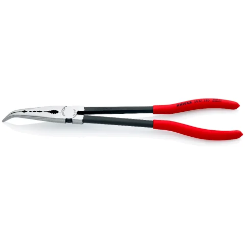 KNIPEX Pliers Long Nose 280mm Side Cut Bent