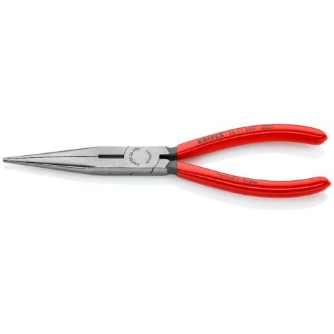 KNIPEX Pliers Side Cutting Snipe Nose (Stork Beak), Plastic Coated, 200mm