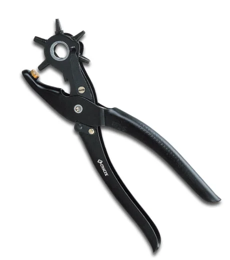 Revolving Punch Pliers, 6 sizes 5/64" to 3/16"