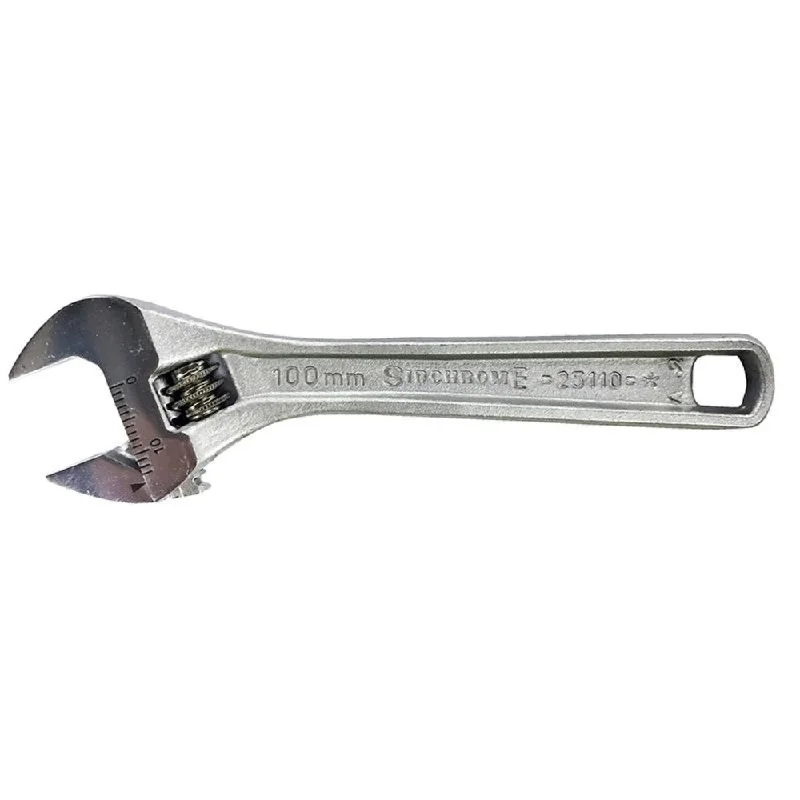 Sidchrome SCMT25110 100mm (4") Premium Chrome Adjustable Wrench