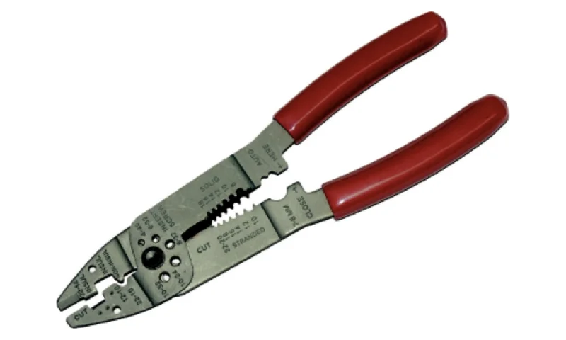 T&E Crimping Pliers 215mm (8.1/2") Insulated & Non-Insulated