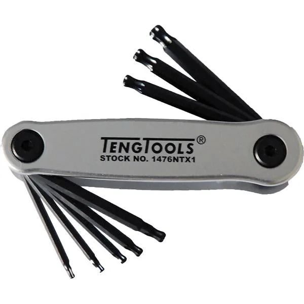 Teng 8Pc Tx Set With Ball Point End (Folding) | Wrenches & Spanners - Sets