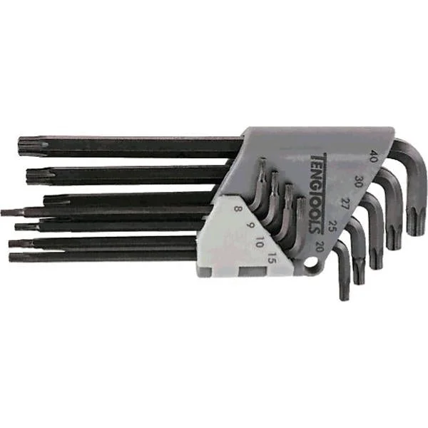 Teng 9Pc Long Arm Tx Key Set - Tx8-Tx40 | Wrenches & Spanners - Sets