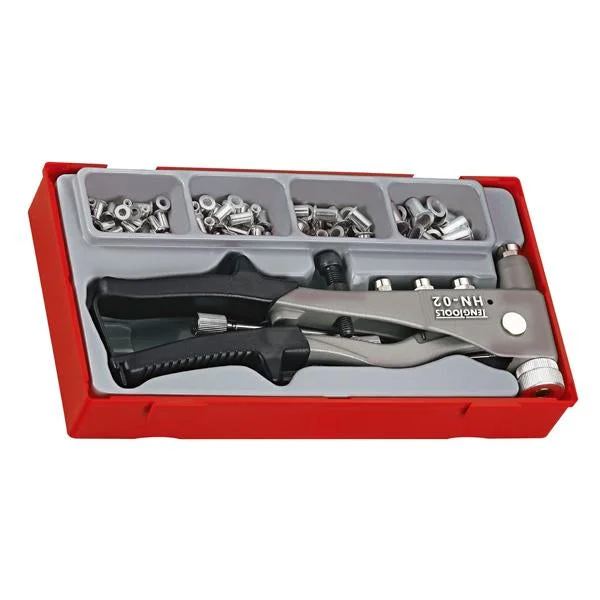 81Pc H/Duty Nut Rivet Set W/Nutserts | Tool Tray Sets