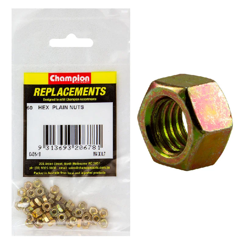 Champion M5 x 0.8 Hexagon Nuts (ISO) - 50pk**