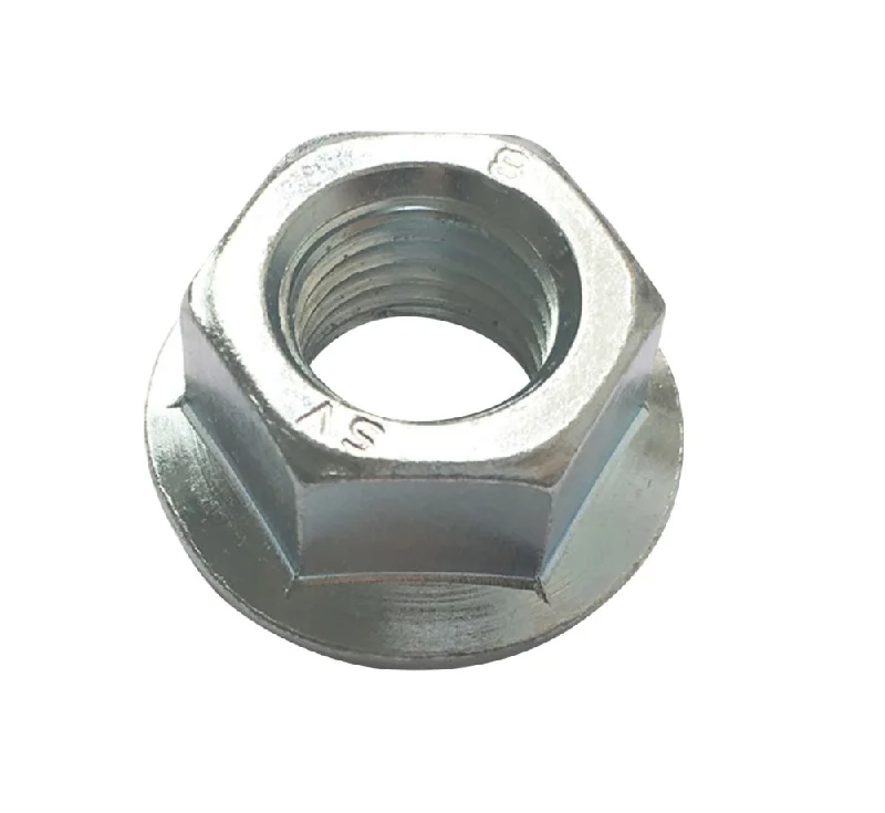 Easyfix BZP Carbon Steel Flange Head Nuts M8 100 Pack