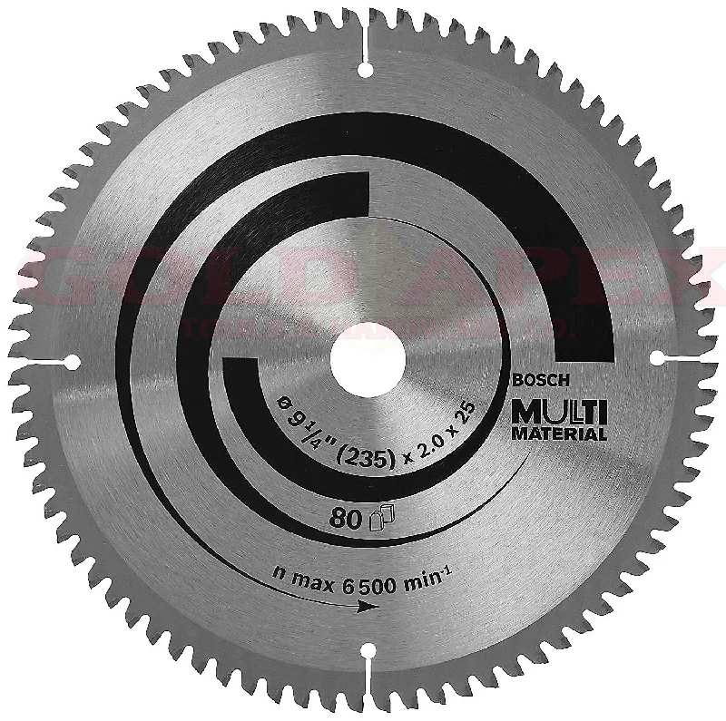 Bosch Circular Saw Blade 9-1/4" x 80T Multi Material