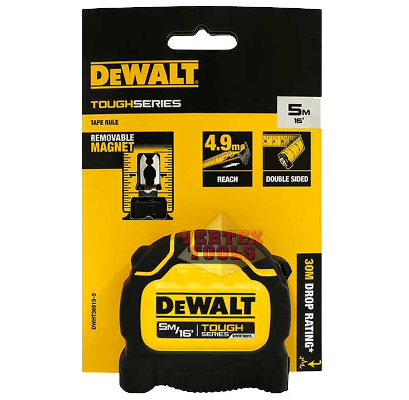 Dewalt DWHT36915-5 Steel Tape Measure 5 meters (Tough Series)