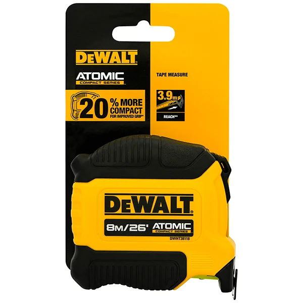 Dewalt DWHT38118-30 Compact Tape Measure 8 meters (Atomic)