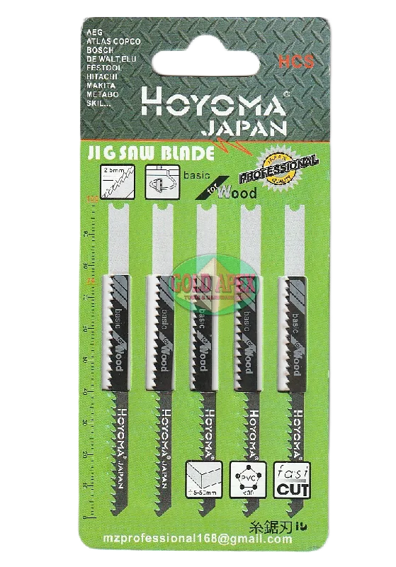 Hoyoma Jigsaw Blade for Wood (U-Type Shank)